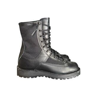 Danner Acadia Womens 8” Black Leather Combat Boots Size 7 Gore Tex